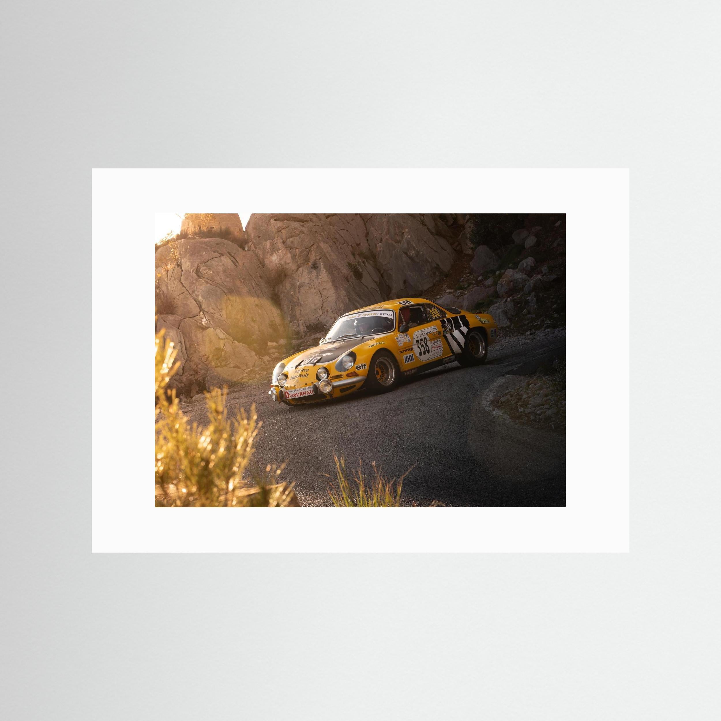 Alpine en pleine course