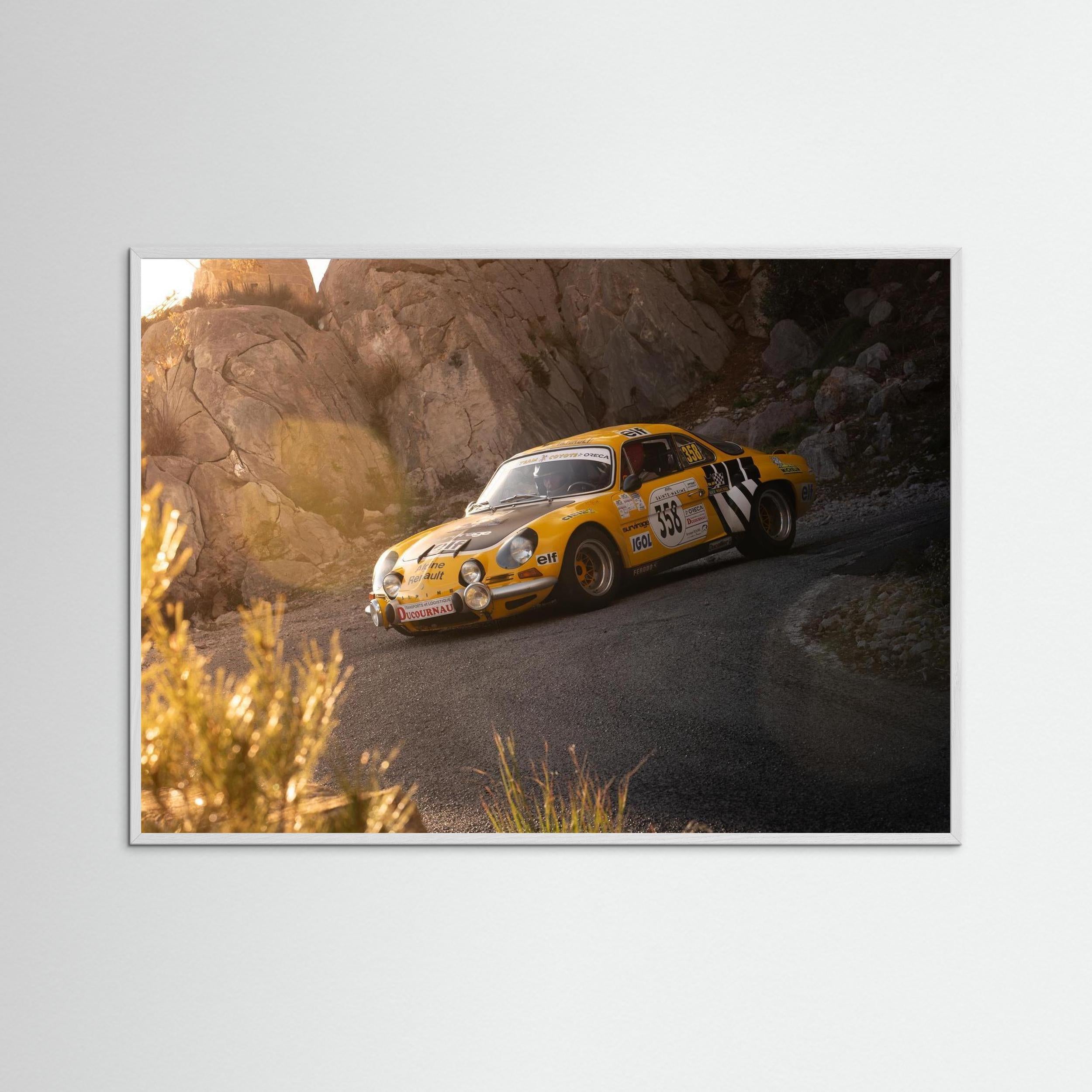 Alpine en pleine course