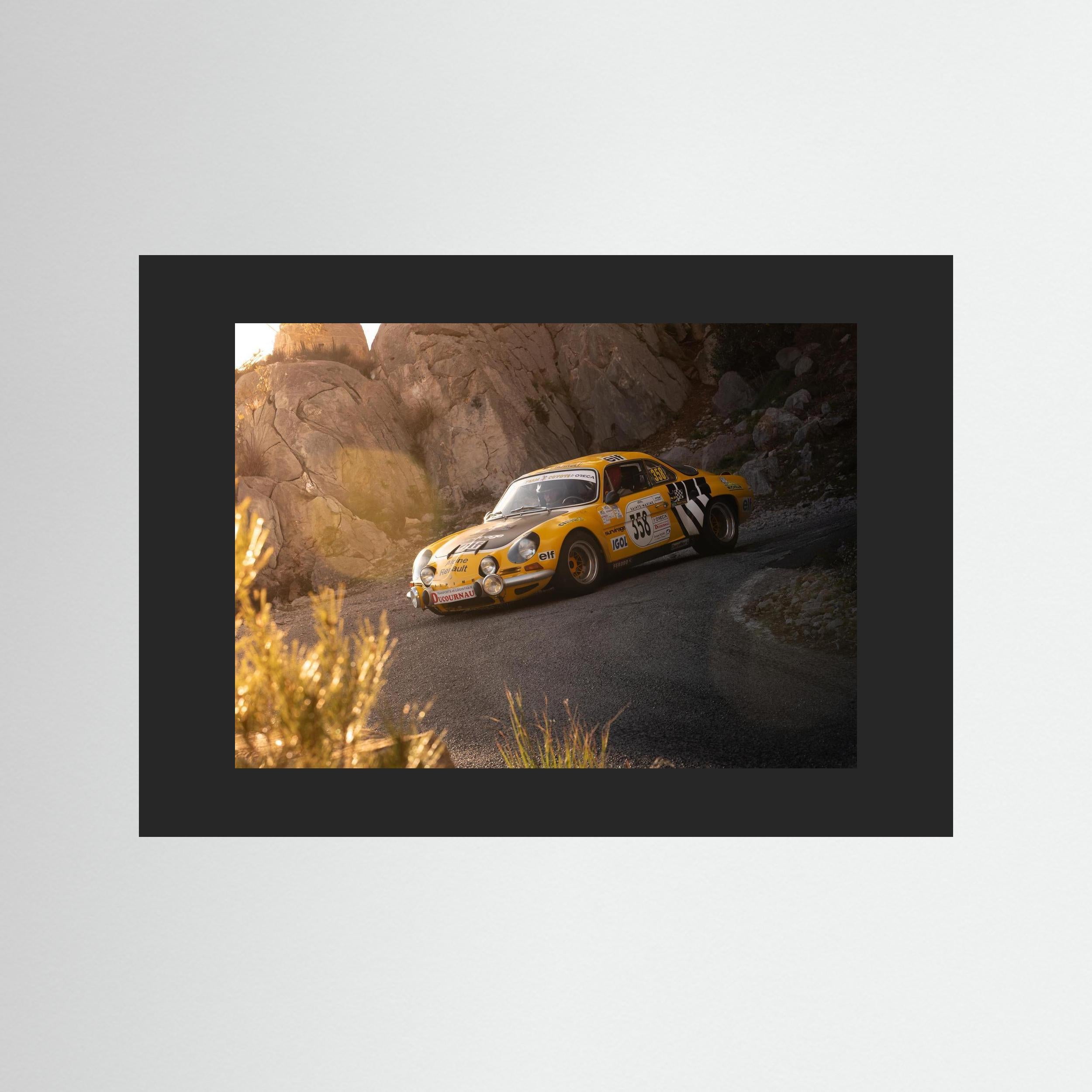 Alpine en pleine course