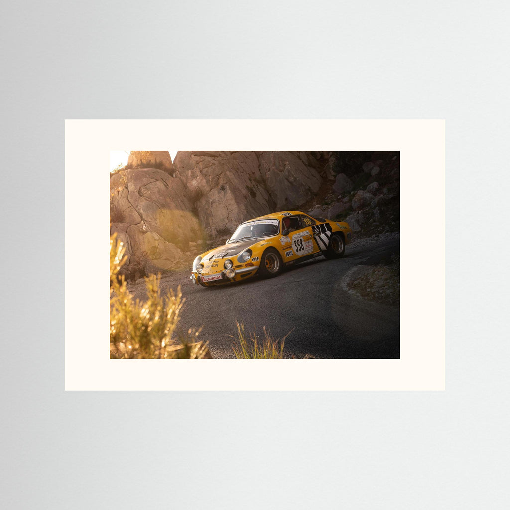 Alpine en pleine course